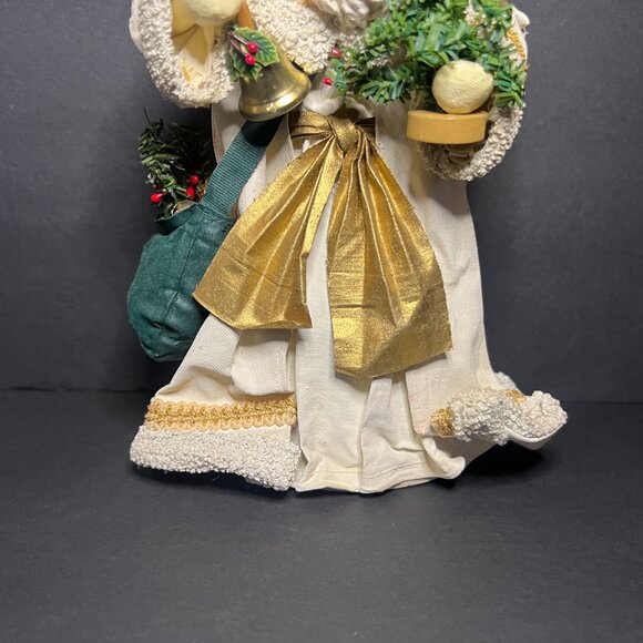 Vintage Midwest Imp. Decorative Hooded Santa Claus Christmas Tree Topper 9.75" - Picture 3 of 10